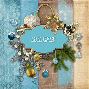 Scrap Kit: Blue