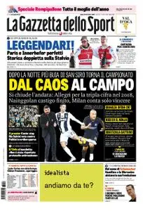 La Gazzetta dello Sport – 29 dicembre 2018