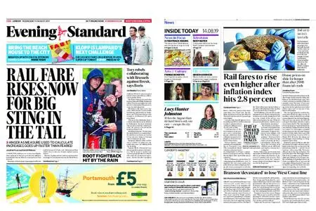 London Evening Standard – August 14, 2019