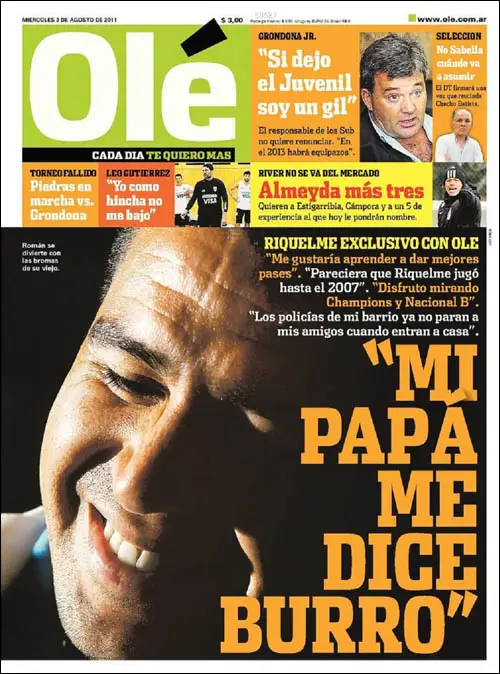 Diario Ole - 3 de Agosto 2011