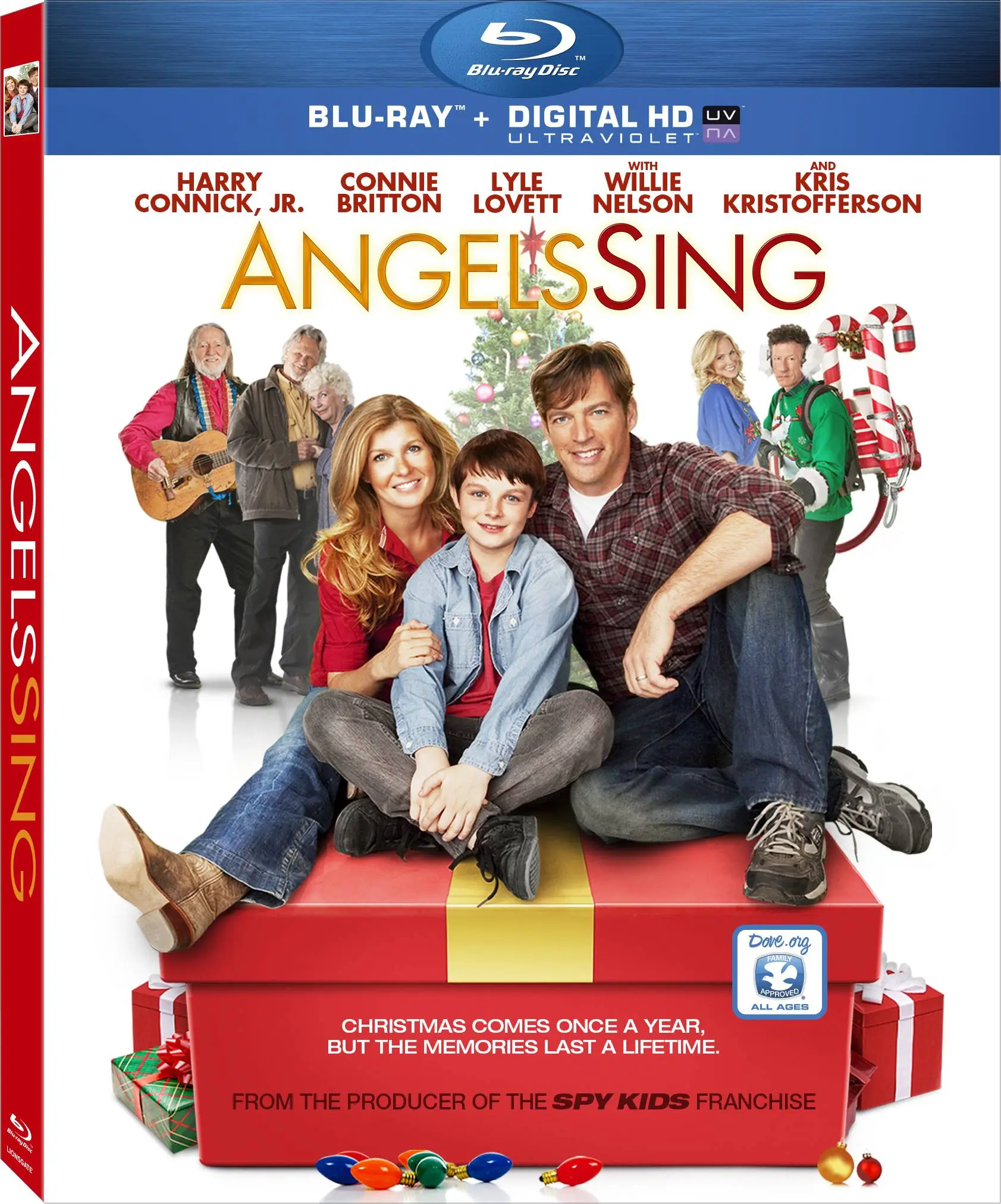 Angels sing. Семейные комедии лучшие. Singing Blu ray. Постер когда поют ангелы / Angels Sing (2013).