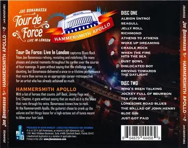 Joe Bonamassa - Tour de Force: Live In London - Hammersmith Apollo (2014) [2CD] {J&R Adventures}