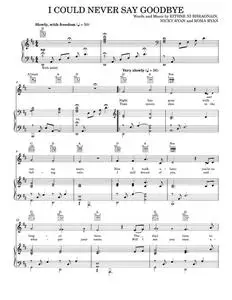 I Could Never Say Goodbye - Enya (Piano-Vocal-Guitar)