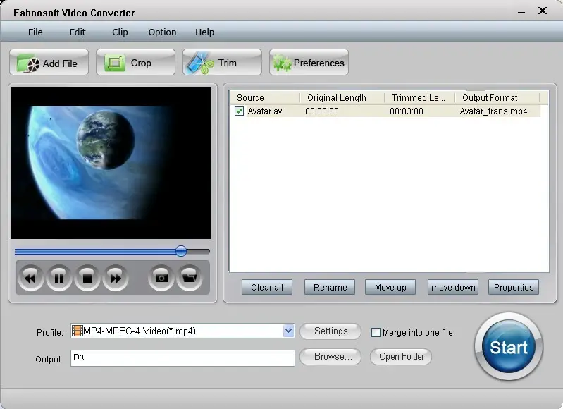 Eahoosoft Video Converter 2.1.2