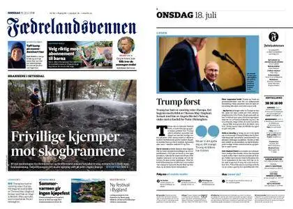 Fædrelandsvennen – 18. juli 2018