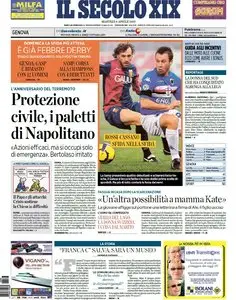 IL SECOLO XIX DEL 06 APRILE 2010