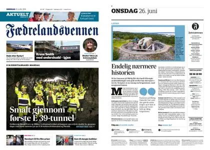 Fædrelandsvennen – 26. juni 2019