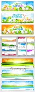 Vector - Easter banners