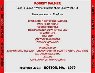 Robert Palmer - Band In Boston 1979 (The Warner Bros. Music Show) (1979) {Vinyl Promotion LP} **[RE-UP]**