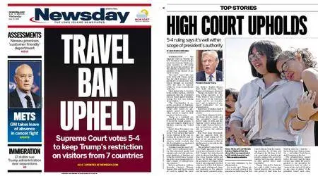 Newsday – June 27, 2018