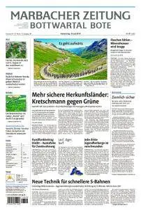 Marbacher Zeitung - 19. Juli 2018