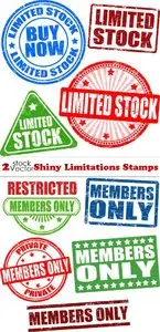 Vectors - Shiny Limitations Stamps