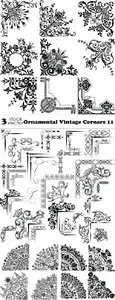 Vectors - Ornamental Vintage Corners 11