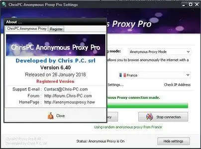 ChrisPC Anonymous Proxy Pro 6.40