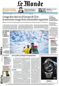 Le Monde & Suppléments du Dimanche 15 et Lundi 16 Décembre 2013