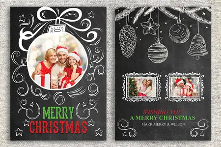CreativeMarket - Christmas Card Template