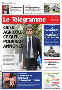 Le Télégramme Concarneau - 26 Janvier 2024