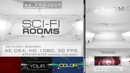 Videohive Sci-Fi Rooms 6877868