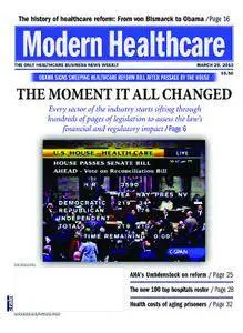 Modern Healthcare – March 29, 2010