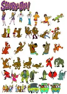 Scooby Doo in Coreldraw
