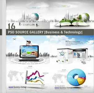 PSD Source Gallery - Business & Technology (Volume 16)