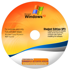 Microsoft Windows XP Professional SP3 Corporate Student Edition December 2011