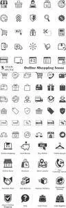 Vectors - Online Shopping Icons
