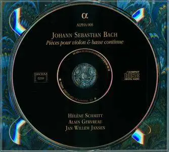 J. S. Bach - Helene Schmitt - Pieces pour violon & basse continue (2001, Alpha # 008)