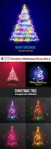 Vectors - Creative Christmas Trees Set 3