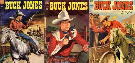 Buck Jones #299, 460, 500, 546, 589, 652, 733, 850 (4 Color) + Buck Jones #2-8 (Dell) (1951)
