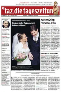 Tageszeitung TAZ vom 01 Dezember 2011
