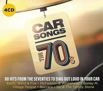VA - Car Songs The 70s (4CD, 2019)