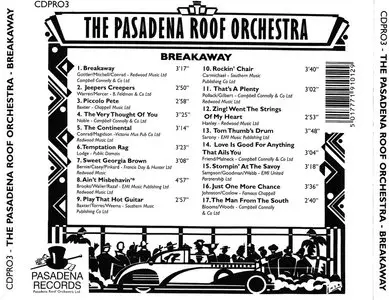 The Pasadena Roof Orchestra - Breakaway (1991)