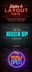 GraphicRiver Neon Sign Styles