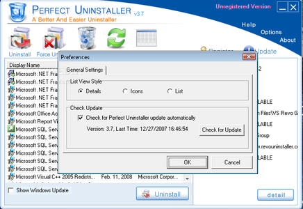 Perfect Uninstaller 3.7