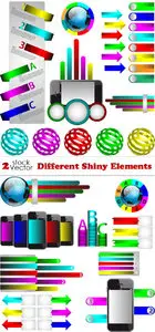 Vectors - Different Shiny Elements