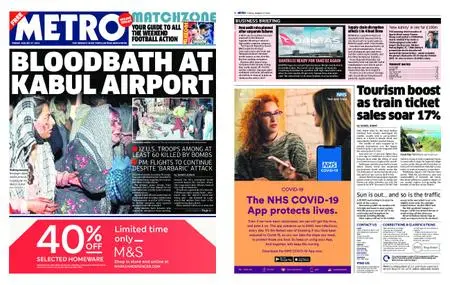 Metro UK – August 27, 2021