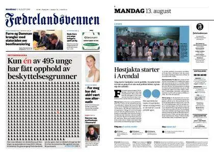 Fædrelandsvennen – 13. august 2018