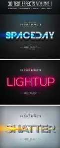 GraphicRiver 3D Text Effects Vol.1