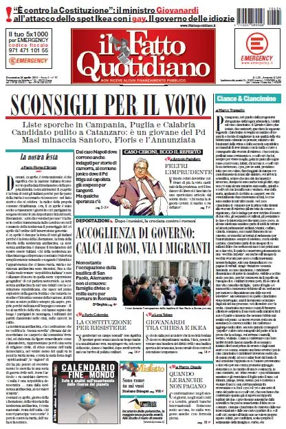 Il Fatto Quotidiano (24-04-11)
