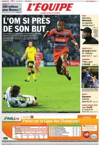 L'Equipe du Mardi 6 Décembre 2011