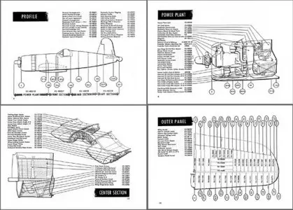 F4U-4 Illustrated assembly breakdown