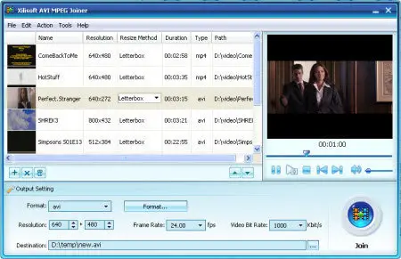 Xilisoft AVI MPEG Joiner 1.0.34.1012 Portable