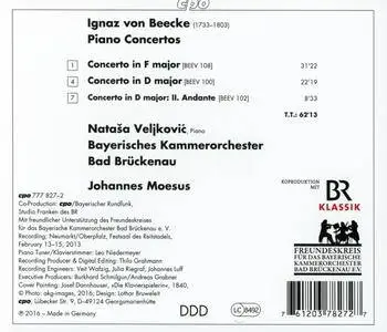 Natasa Veljkovic, Bayerisches Kammerorchester Bad Brückenau & Johannes Moesus - Beecke: Piano Concertos (2016)