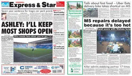 Express and Star Sandwell Edition – August 15, 2018