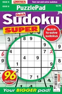 PuzzleLife PuzzlePad Sudoku Super – 24 February 2022