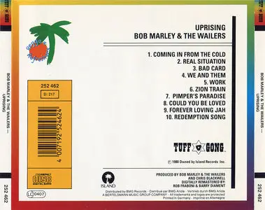 Bob Marley & The Wailers - Uprising (1980)