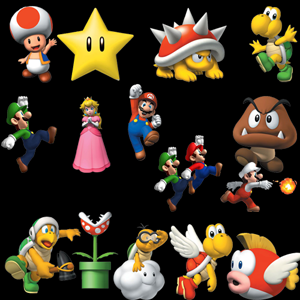 Super Mario icons