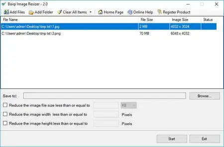 Baiqi Image Resizer 2.0 Portable