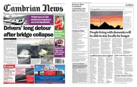 Cambrian News Arfon & Dwyfor – 01 February 2019